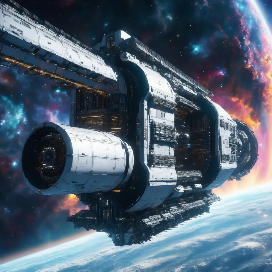 거대한 기하학적 우주정거장